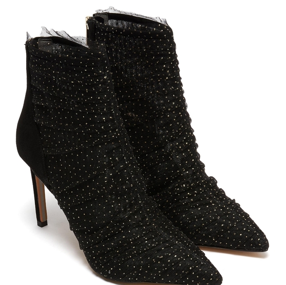 Sam Edelman Farren Tulle Pointed-Toe Booties - Picture 5 of 12